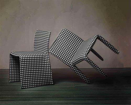 molteni furniture fabric chair in textile